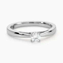 Bague Solitaire Iris Or Blanc Diamant|Marc Orian Discount