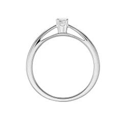 Bague Solitaire Iris Or Blanc Diamant|Marc Orian Discount