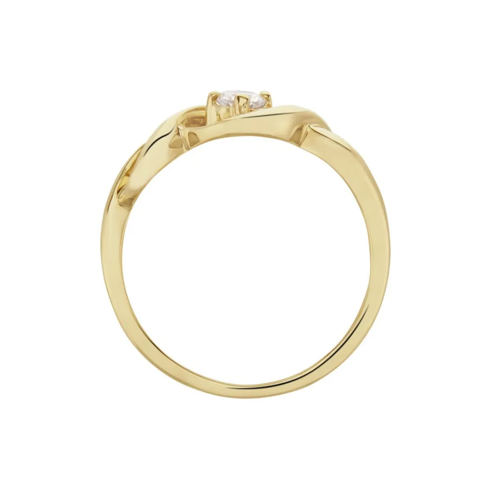 Bague Solitaire Jaume Plaqué Or Oxyde De Zirconium|Marc Orian Hot