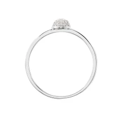 Bague Solitaire Karel Or Blanc Diamant