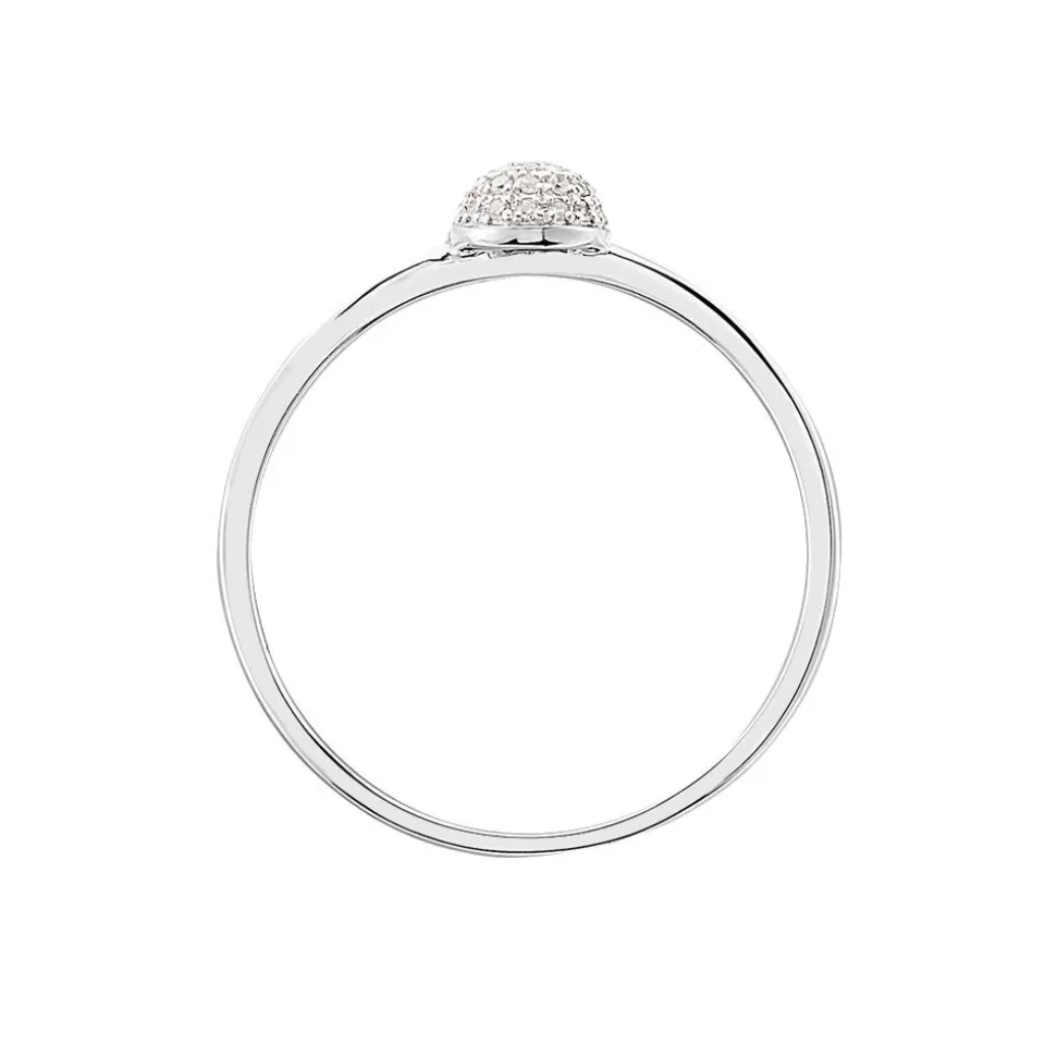 Bague Solitaire Karel Or Blanc Diamant