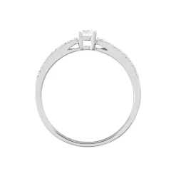 Bague Solitaire Katalina Or Blanc Diamant