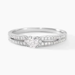 Bague Solitaire Katalina Or Blanc Diamant