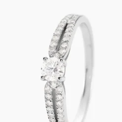 Bague Solitaire Katalina Or Blanc Diamant