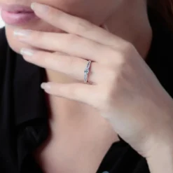 Bague Solitaire Katalina Or Blanc Diamant