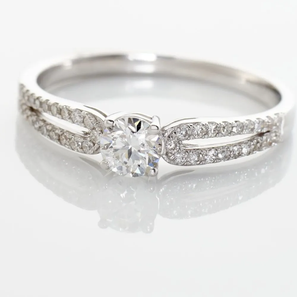 Bague Solitaire Katalina Or Blanc Diamant|Marc Orian Clearance
