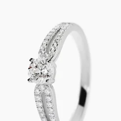 Bague Solitaire Katalina Or Blanc Diamant|Marc Orian Clearance