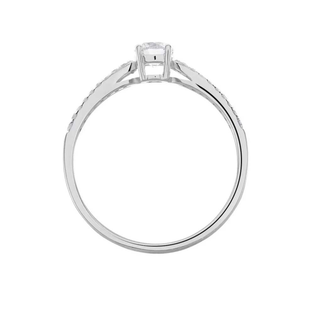 Bague Solitaire Katalina Or Blanc Diamant|Marc Orian Clearance