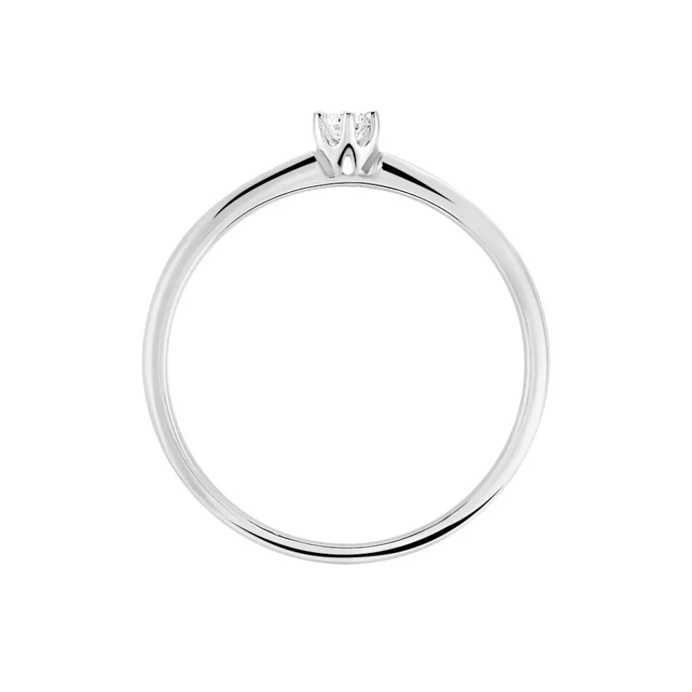 Bague Solitaire Liseline Or Blanc Diamant|Marc Orian Hot