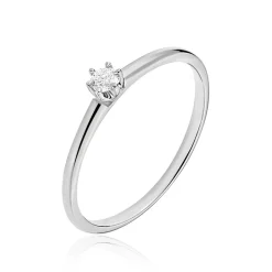 Bague Solitaire Liseline Or Blanc Diamant|Marc Orian Hot