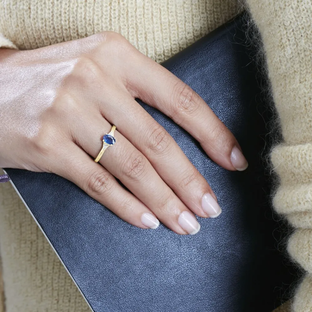 Bague Solitaire Ludmilla Et Diamant|Marc Orian Online