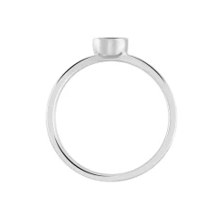 Bague Solitaire Mathylda Argent Blanc Oxyde De Zirconium|Marc Orian Best