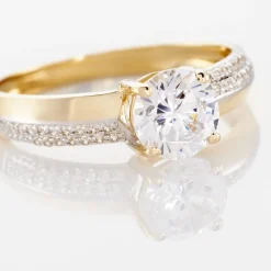 Bague Solitaire Messine De Zirconium|Marc Orian Hot