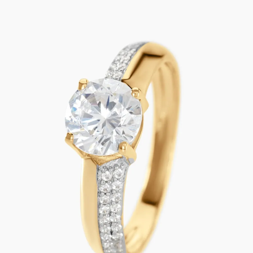 Bague Solitaire Messine De Zirconium|Marc Orian Hot