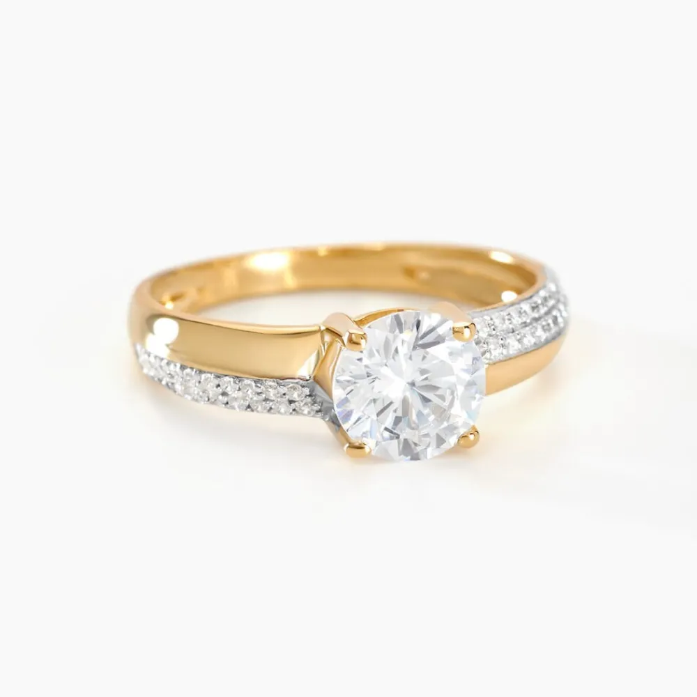 Bague Solitaire Messine De Zirconium|Marc Orian Hot