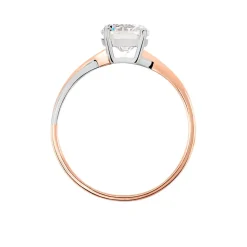 Bague Solitaire Micheline Or Bicolore Oxyde De Zirconium|Marc Orian Discount