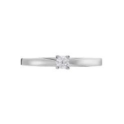 Bague Solitaire Morrigane Or Blanc Diamant|Marc Orian Discount