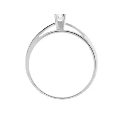 Bague Solitaire Morrigane Or Blanc Diamant|Marc Orian Discount