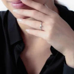 Bague Solitaire Natalia Or Blanc Diamant|Marc Orian Best