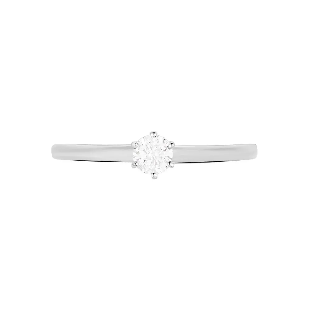 Bague Solitaire Natalia Or Blanc Diamant|Marc Orian Best
