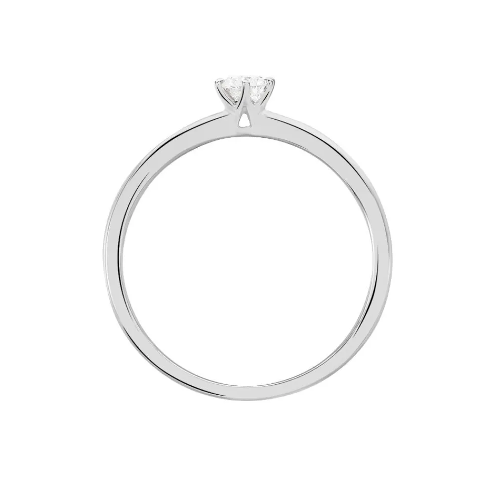 Bague Solitaire Natalia Or Blanc Diamant|Marc Orian Best