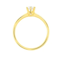 Bague Solitaire Niva Or Jaune Diamant|Marc Orian Discount