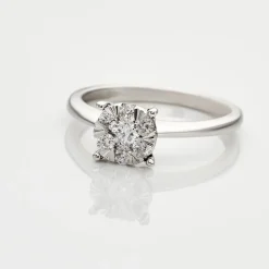 Bague Solitaire Or Blanc Dream Diamants|Marc Orian Online