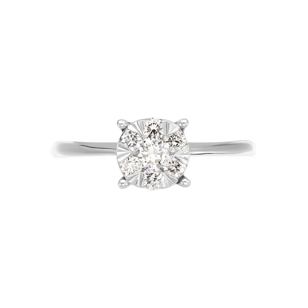 Bague Solitaire Or Blanc Dream Diamants|Marc Orian Online