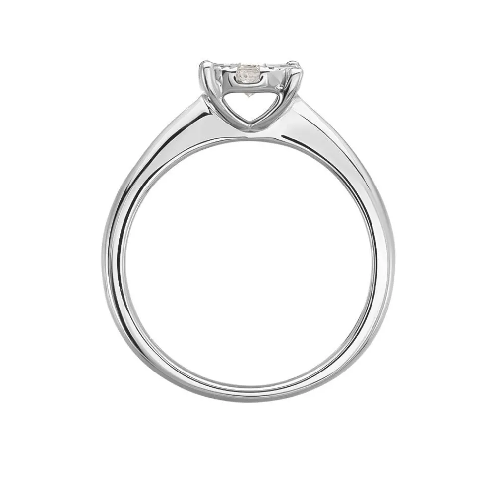 Bague Solitaire Or Blanc Dream Diamants|Marc Orian Online