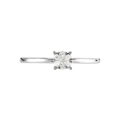 Bague Solitaire Or Blanc Dream Diamants|Marc Orian New