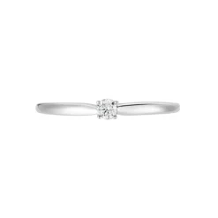 Bague Solitaire Or Blanc Flora Diamant|Marc Orian Clearance
