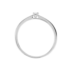 Bague Solitaire Or Blanc Flora Diamant|Marc Orian Clearance