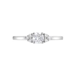 Bague Solitaire Or Blanc Neilina Diamants Synthétiques