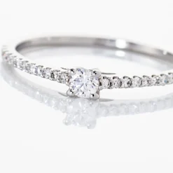 Bague Solitaire Or Blanc Nyala Diamants|Marc Orian Hot