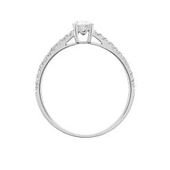 Bague Solitaire Or Blanc Nyala Diamants|Marc Orian Hot