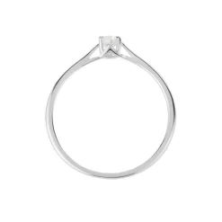 Bague Solitaire Or Blanc Solenia Diamant|Marc Orian