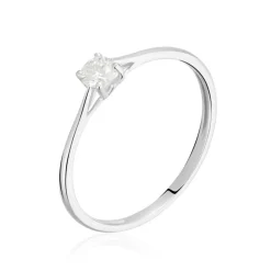 Bague Solitaire Or Blanc Solenia Diamant|Marc Orian Hot