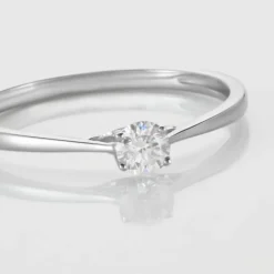 Bague Solitaire Or Blanc Solenia Diamant|Marc Orian Hot