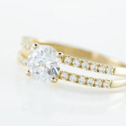 Bague Solitaire Or Jaune Cesarine Oxyde De Zirconium|Marc Orian Sale