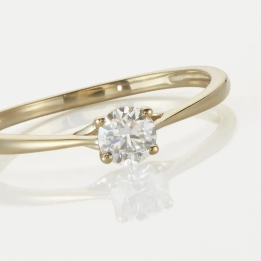 Bague Solitaire Or Jaune Solenia Diamant|Marc Orian Hot
