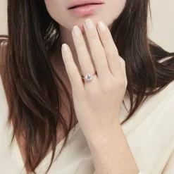 Bague Solitaire Plaqué Or Jaune Melva Oxyde De Zirconium|Marc Orian