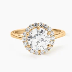 Bague Solitaire Plaqué Or Jaune Melva Oxyde De Zirconium|Marc Orian