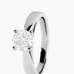 Bague Solitaire Platine Blanc Diamant|Marc Orian Discount