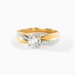 Bague Solitaire Raska Or Jaune Oxyde De Zirconium|Marc Orian