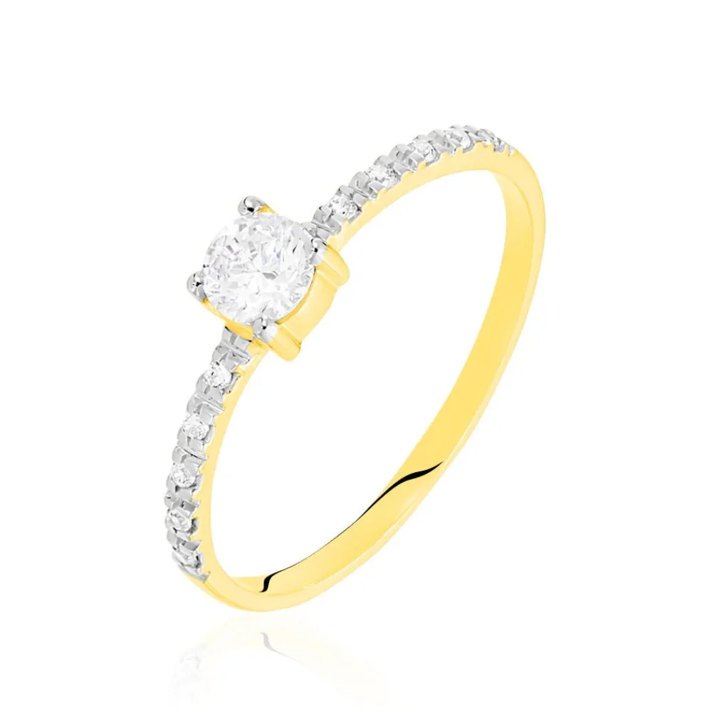 Bague Solitaire Sedonia Or Jaune Oxyde De Zirconium|Marc Orian Sale