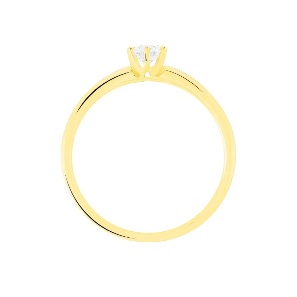 Bague Solitaire Seynabou Or Jaune Diamant|Marc Orian New