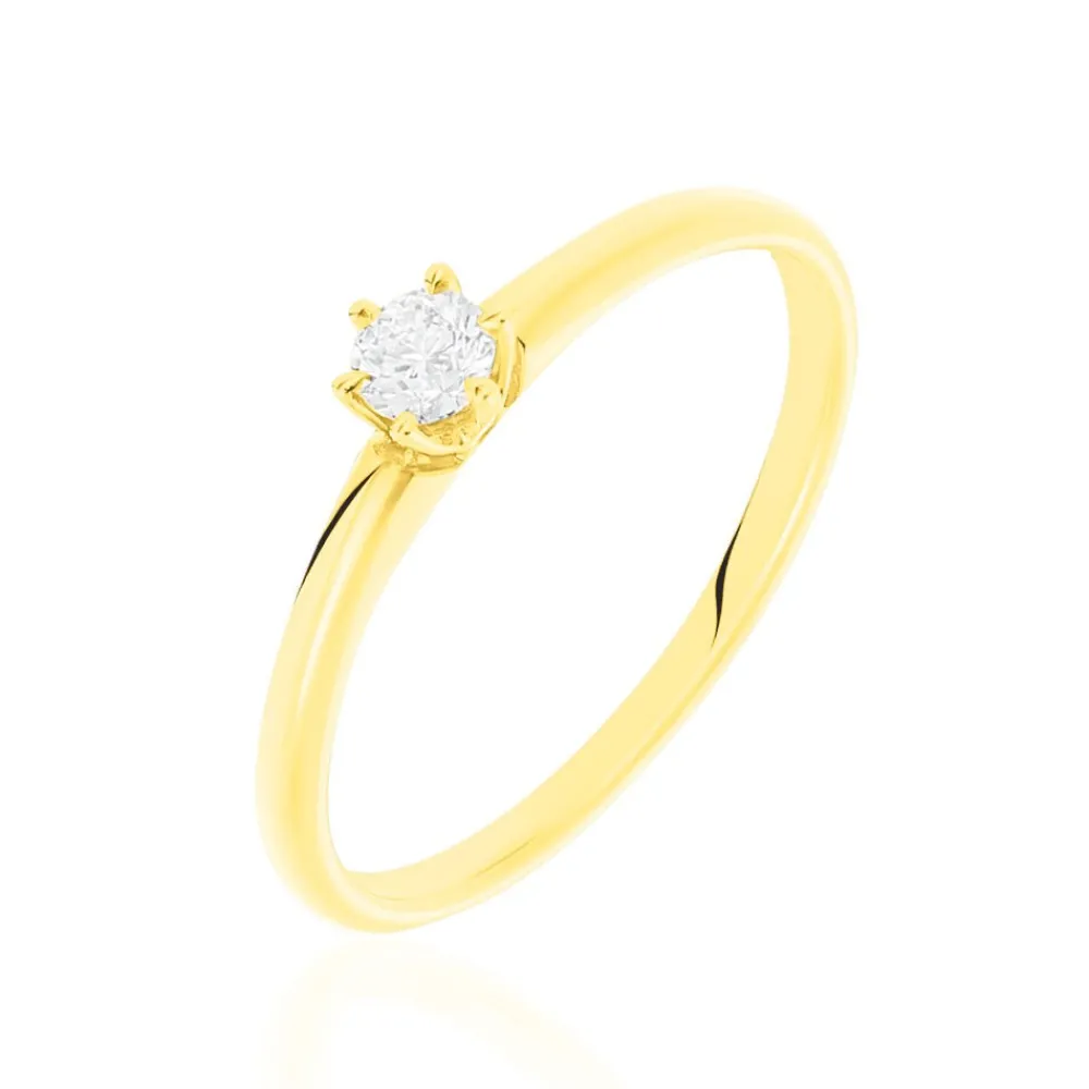 Bague Solitaire Shannel Or Jaune Diamant|Marc Orian Sale