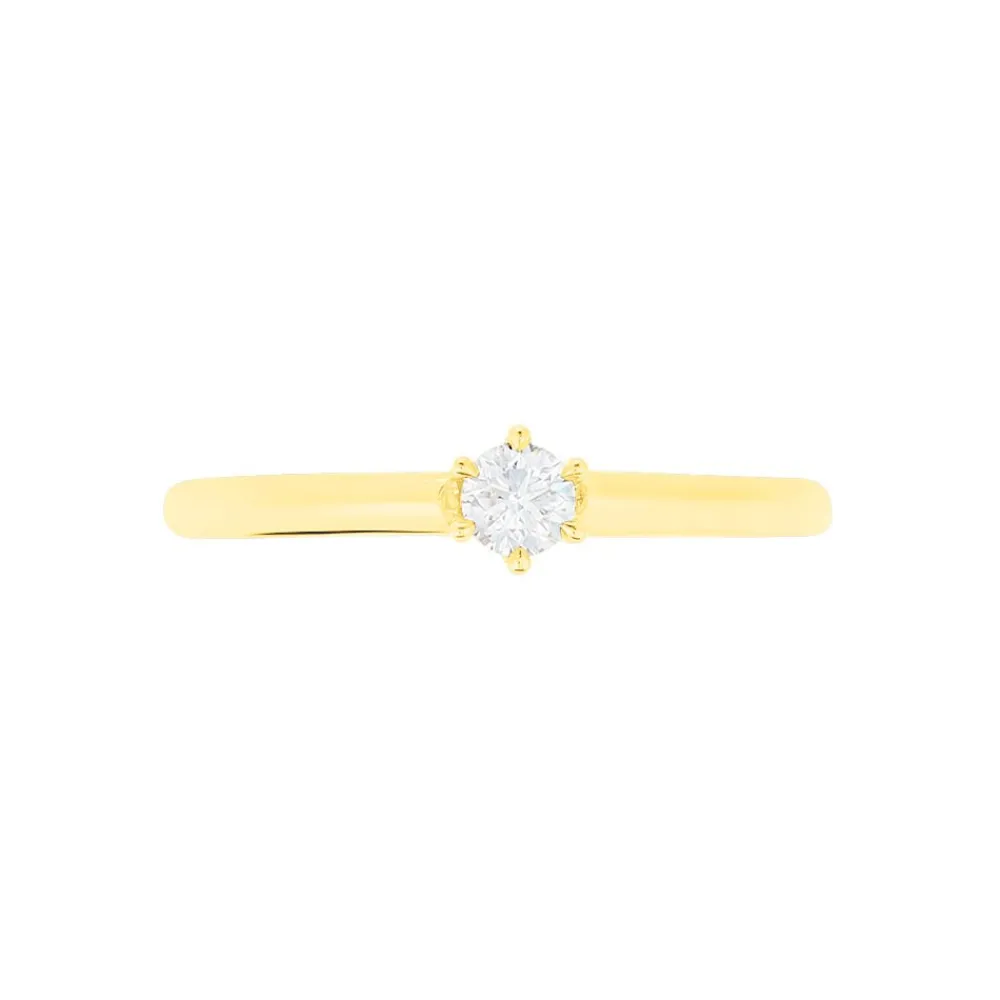 Bague Solitaire Shannel Or Jaune Diamant|Marc Orian Sale