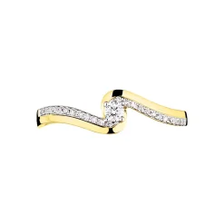 Bague Solitaire Sitan Or Jaune Diamant|Marc Orian
