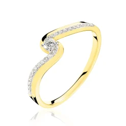 Bague Solitaire Sitan Or Jaune Diamant|Marc Orian